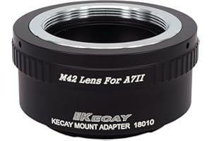 KECAY® Adaptador de Montaje de Lente M42 42mm Tornillo Adaptador a Sony A7II A7S A7RII Cámara