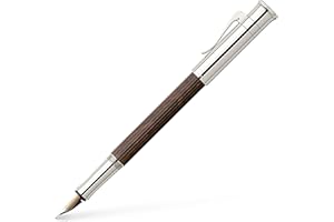 Graf von Faber-Castell Średnie klasyczne platynowe pióro wieczne - Grenadilla