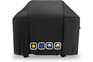 7106 Grillabdeckung Wetterfest für Weber Spirit 300,E310,E315,E330 Series Grill,132CM Wasserdicht Abdeckhaube Gasgrill,Abdeckung Ersatz Uv-Beständige für Weber Spirit II E310,Grillabdeckhaube