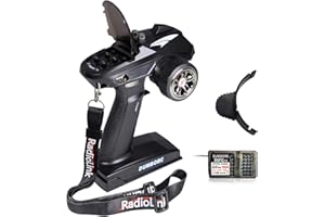 ATA HOBBY DUMBORC X6 2,4 GHz 6 canaux RC émetteur radio et récepteur X6FG (Bulit in Gyro) avec sangle de cou pour véhicule RC, voiture, bateau, réservoir, modèle, pièces de télécommande