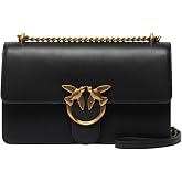 Pinko, Love One Classic DC Vitello SE for Women, Black, One Size