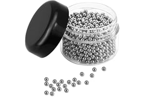 1000 Pezzi Perline per Pulizia, CODIRATO Perle di Pulizia per Decanter, sfere in Acciaio Inox per Bottiglie di Vino, Caraffe e Altri Oggetti in Vetro
