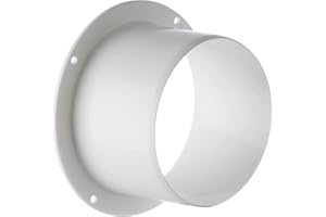 LIRAST Kołnierz z tworzywa sztucznego Ø 100 mm - kanał rurowy rura wentylacyjna - kołnierz przyłączeniowy system rur