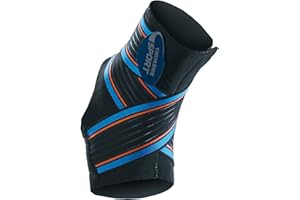 Thuasne Sport - Chevillère Strapping - Chevillère ligamentaire, Maintien Homogène - Entorse Légère, Cheville Instable - Indice de maintien 3/3 - Dispositif Médical CE - Taille S