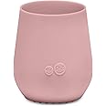 ezpz Tiny Cup (Blush) - 100% Silicone Training Cup for Infants - Designed by a Pediatric Feeding Specialist - 4 Months+ - Baby-led Weaning Gear & Baby Gift