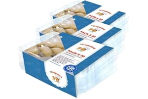 La Croquetera Pack apilables y Reutilizables-para 600 masas (croquetas, albóndigas, Bolas, etc.) -100% español : Patentado y Fabricado en España, Set 60 bandejas