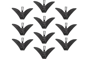 ABOOFAN 10pcs Plastic Mens Tie Clips Clip on Tie Hardware Necktie Clip Clip on Tie Fastener Triangle Clips Clasps for Tie Necktie