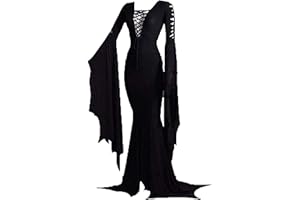 YAOHUOLE Halloween Family Kostüm Damen Vampir Kostüm Damen Sexy Vintage Kleid
