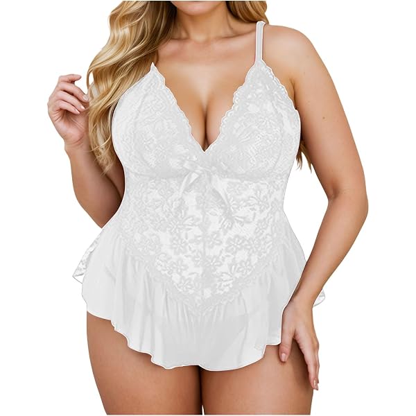 Lingerie Sexy Femme - Body En Résille Moulant | Col Rond | Sans String | Nylon & élasthanne