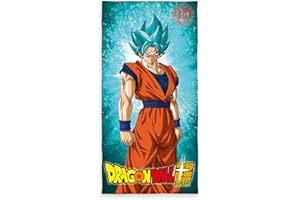 Herding DRAGONBALL SUPER Telo Doccia, 150 x 75 cm, Cotone, Multicolore