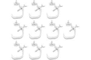 JECTSE Kit de Abrazaderas de Luz de Escenario de 10 Piezas para Luz de Cabeza Móvil - Aluminio Fundido Duradero, Fácil de Instalar y Quitar - Seguro y Confiable, Adecuado para Diversas