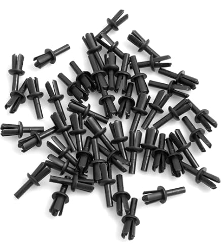 Design61 Spreidklinknagels – 50 Stuks – Wit – 6 Mm Gat – Voor Plaatdikte 2-8 Mm – Stevig & Trillingsvrij