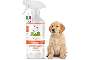 CLOSTER STOPPEE - Disabituante per Cani 750 ML - Spray Disabituante per Cani Vegetale a base di Agrumi - Dissuasore per Cani per Interni ed Esterni - Repellente per Cani agisce in modo 100% Naturale