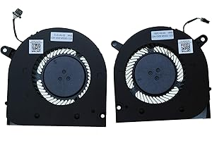 Rangale Replacement 1 Pairs CPU and GPU Cooling Fan for Dell 2019 G3-3590 G3 3590 G5 SE 15 5500 5505 G3-3500(i7 9th Gen) P89F Series Laptop CN-04NYWG & CN-0160GM 023.100G9.0013