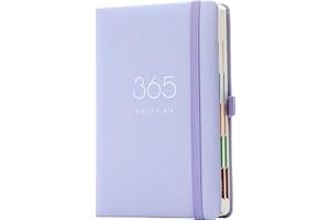 HOLDERZWU Dziennik 2024-2025, A5 2024-2025, dziennik na stronę, planer dzienny, zaplanuj rok od lipca 2024 do czerwca 2025 z zakładkami miesięcznymi, kolorowy design boczny, szlufka na długopis i tylna kieszeń,