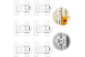 ESTEOPT 6 szt., bezpieczne zabezpieczenie przed dziećmi, do szafek, szuflad, lodówki, drzwi, zamka szafki, 6 szt