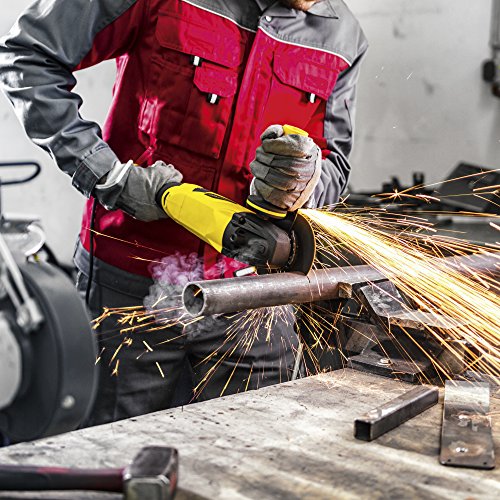 TROTEC Winkelschleifer PAGS 10-125 inkl. Koffer mit 125 mm Trennscheibe, Zusatzhandgriff (3 Positionen variabel montierbar), 1.200 Watt, konstante Drehzahl bis max. 12.000/min - 9