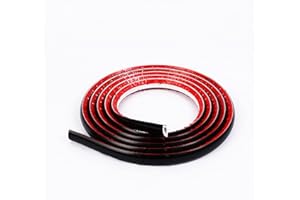 ZZLQIAN 3 meter Zierleisten Selbstklebend Flexible Viertelstab,Viertelkreisprofil,Abschlussleiste.Zierleiste für Küchen Arbeitsplatte,Sockelleisten,Fenster,Deckenleisten,Wandbordüre, Schrank,Bodenkante