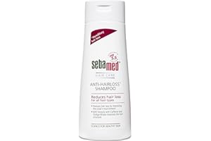 Sebamed Anti Hairloss Shampoo 200 ml pH 5.5 Reduces Hairloss Caffeine & Gingko Biloba Hairfall men & women phthalates SLS and parabens free l Soap free l Toxin free l Clinically proven l