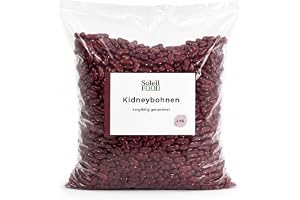 2 kg Kidney bönor Kidney torkade röda bönor baljväxter Fasulye GMO fri finaste kvalitet Soleilfood
