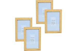 WIDDOP AND CO Widdop 4' x 6' - iFrame Set of 4 Photo Frames Oak Finish