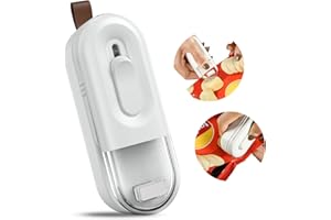 71NMLY 2 in 1 Mini Bag Sealer Con el Cortador Sellador De Bolsas Sellador Magnético Máquina De Sellado Portátil Heat Sealer Machine para Bolsas de Plástico Chip Snack Bag (negro)