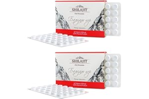 SIBERIAN GREEN Altai Shilajit 120 Stück "Bergbalsam" (200mg) - Original altai-sibirische 100% reine Fulvinsäure