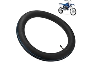 BigKing 1 chambre à air Dirt, chambre à air en caoutchouc de moto 90/100-14 (3.00-14), valve droite pour moto hors route 110cc, 125cc, 140cc, 150cc