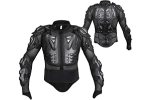 IFIKK Veste Armure Moto Blouson Motard Gilet Sport avec Protection Dorsale - Équipement de Cross Scooter VTT Enduro pour Homme ou Femme