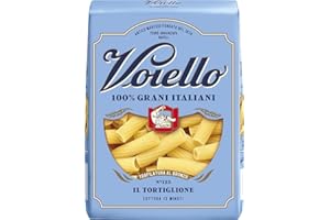 Voiello Pasta Tortiglioni n.125, 500g, Grani 100% Italiani, Trafilatura Al Bronzo