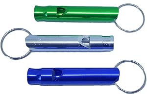 GB FALCONRY falconry metal whistle on a keyring