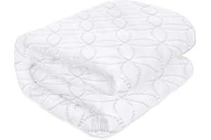 LivinEase Super King Mattress Protectors - 180 x 200 cm Super King Size Mattress Cove- Mattress Protector super king size not Waterproof (White, Super King)