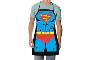 ShopINess Divertido Delantal de Cocina para fiestas , regalo y barbacoa - Super M. Style