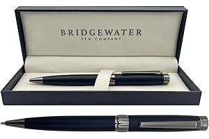Bridgewater Pen Company Executive Ball Point Pen Collection, Boxed & Sleeved (Galway, Gloss Black)