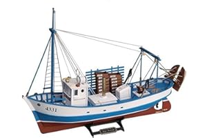 Artesanía Latina - Maquette de Bateau en Bois - Bateau de Pêche, Mare Nostrum - Modèle 20100-N, Échelle 1:35 - Modèles à Assembler - Niveau Moyen