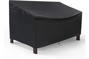 Onlyme Garden Bench Cover, 4 Seater Garden Furniture Covers for Outdoor Sofa Waterproof Patio Bench Seat Cover - 190x66x89cm