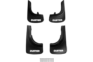 ACPA AUTO Compatible avec Dacia Duster 2014-2018 Bavettes Garde-Boue pour l'avant et l'arrière 4 pièces