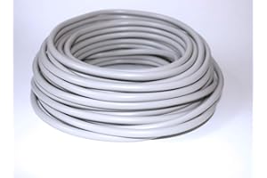 BAUZONE24 Elektrokabel NYM-J 3 x 1,5 mm | Mantelleitung | 3-adrig | 10m bis 500m (25 Meter)