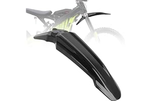 IUVWISN Motorcycle Front Mudguard Mud Guard Fender for Surron Sur Ron Light Bee S/X X160 X260 LBX Electric Dirt Bike Black