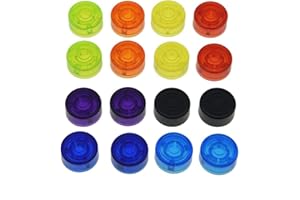 Dopro Lot de 16 capuchons de protection pour pédales d'effet de guitare, multicolores