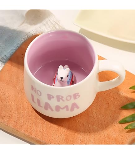 Tazza da caffè in ceramica dipinta a mano in stile retrò francese con alto aspet