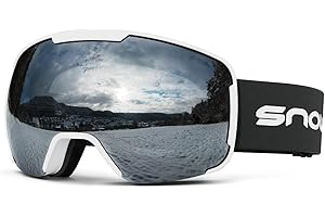 Snowledge Snow Ski Goggles for Men Women Snowboard Goggles with Anti Fog Anti/Scratch UV400 Coating