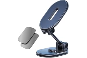 JYFKINN Soporte Magnético Movil Coche【Plegable Soporte Móvil Coche Iman】 360 ° Universal Magnético Porta Movil Coche para iPhone Samsung Todos los Smartphone