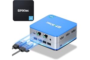 GMKtec G2 Plus Mini PC, Intel Twin Lake N150(4C/4T) hasta 3.6GHz, Mini Ordenador de sobremesa 11 Pro 12GB LPDDR5 RAM 512GB SSD WiFi 6 BT5.2