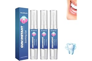 ORGRUL Gum Instant Treatment Gel, DentiZen Gum Therapy Gel, Gel de thérapie des gencives, Gel naturel de thérapie des gencives, restauration des gencives, convient aux dents sensibles (3 pièces)