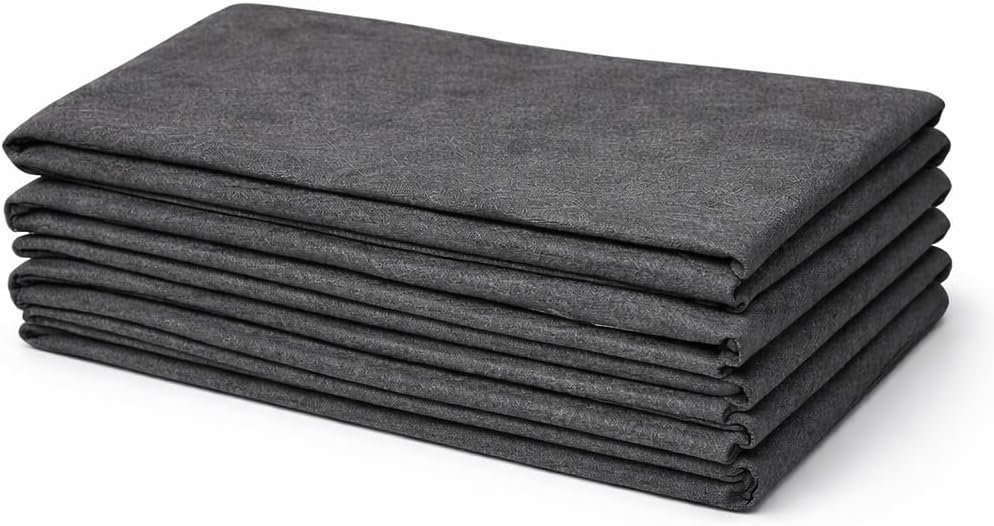 Pond Liner Underlay 3 m x 5 m 50 GSM Geotextile Fabric - Protective Fleece Ground Mat for Garden Ponds - Fits PVC EPDM Rubber Pond Liners - Cushions Against Stones, Roots - Easy Cut and Fit