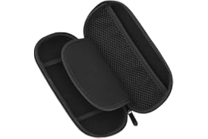 Heayzoki Pochette de Protection Rigide pour Housse de Transport, Housse de Transport Rigide Antichoc pour Sacoche de Voyage pour PS Vita, avec Stockage de Jeu intégré(Noir)