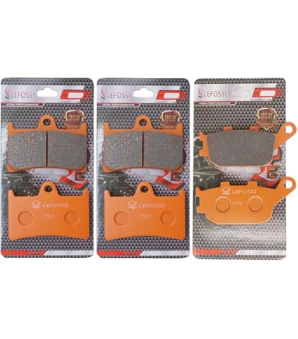 Pastiglie Freno Semi-metalliche Per Yamaha R6, MT07, MT09 - Bassa Polvere, Silenziose E Facili Da Installare