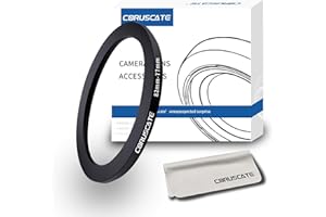 CORUSCATE 82mm-77mm Anillo Adaptador de Filtro Step-Down Ring/Anillo Adaptador/Filtro Anillos,Cambiar el tamaño del Filtro o la Lente de 82mm a 77mm+1 paño de Limpieza de Objetivos