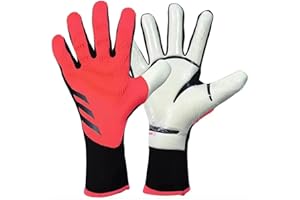 HISTARSTORE5 Guantes de portero de fútbol, guantes de entrenamiento de portero, agarre fuerte, antideslizantes y transpirables para adultos y niños